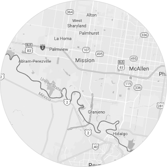 Rio Grande Valley TX Map