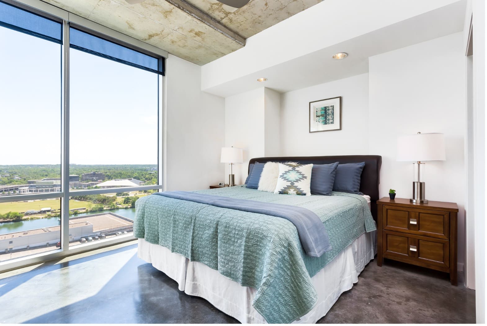 Deco corporate housing bedroom